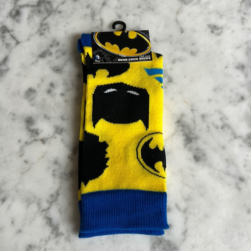 DC comics men’s crew sock Batman